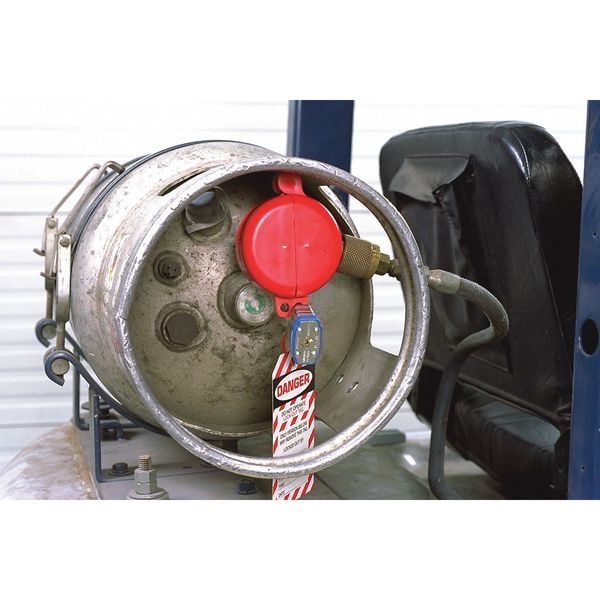 Brady Cylinder Tank Lockout, Fits Sz 1-1/4 Dia. - SD02M
