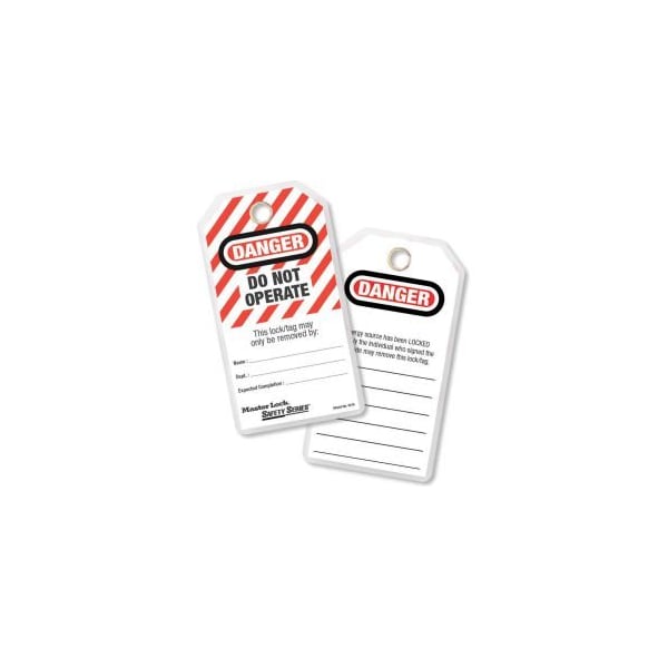 Master Lock Master Lock Safety "Do Not Operate" Lockout Tagout Tags, English, 12/Bag, 497A - 497A
