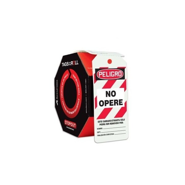 Accuform Danger, PF-Cardstock, 6-5/8 in Width, 3-5/8 in Height - SHTAR472