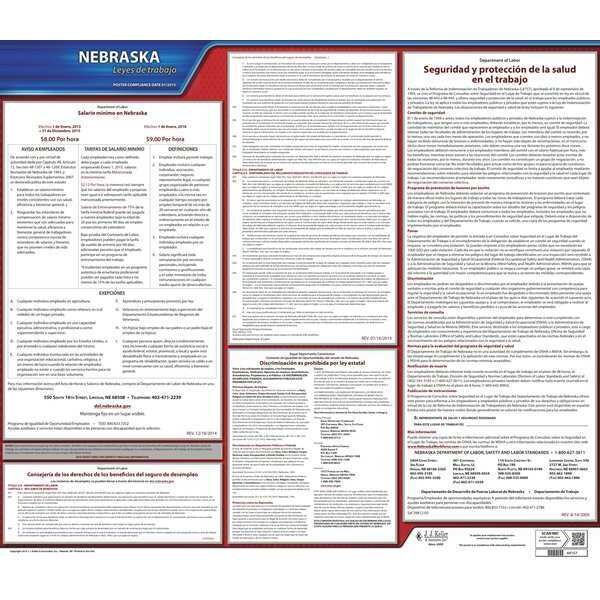 Jj Keller Labor Law Poster, State Labor Law, NE - 200-NE