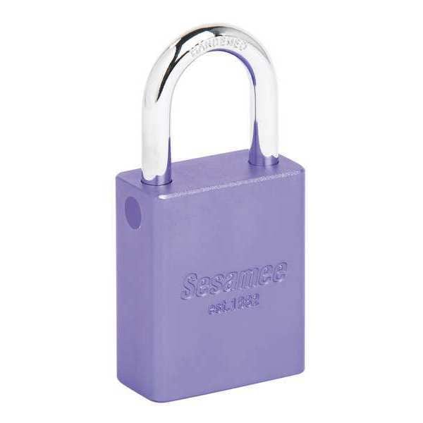 Sesamee Alum Safety Lockout Padlock, KA, Purple - 90119