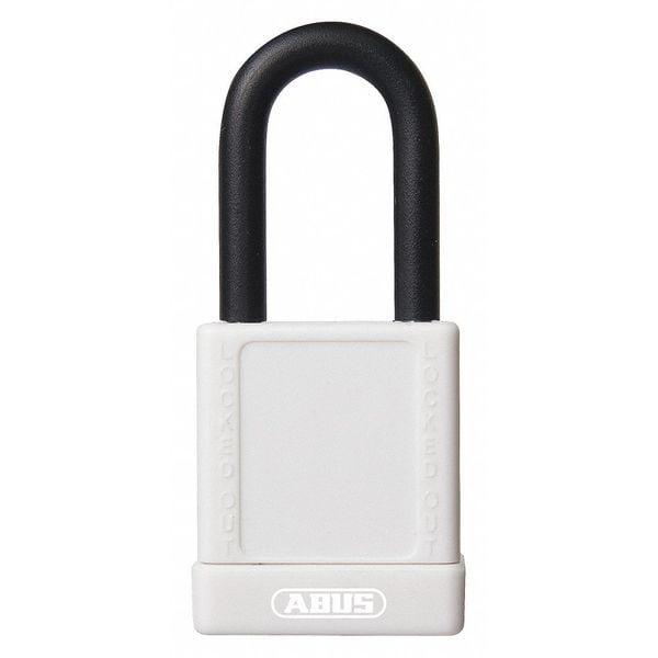 Abus Lockout Padlock, KA, White, 1-3/4"H, PK3 - 19615