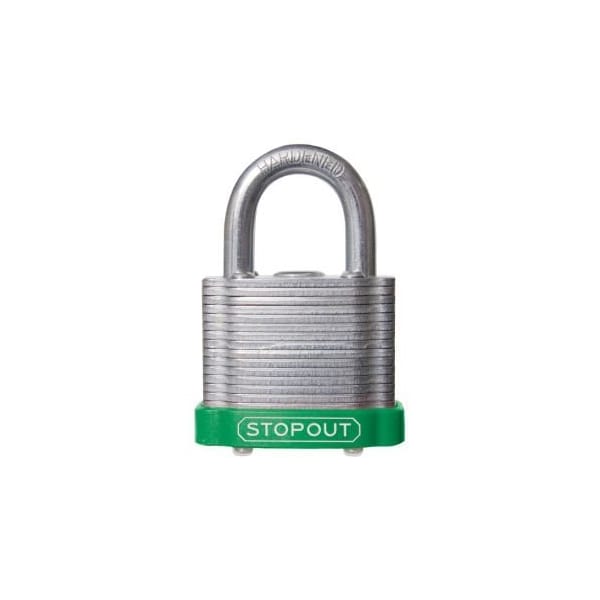 Accuform STOPOUT LAMINATED STEEL PADLOCKS KDL916GN - KDL916GN
