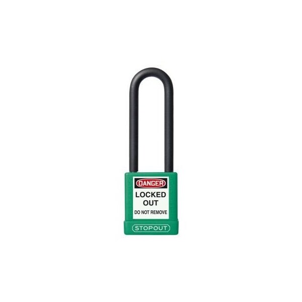 Accuform STOPOUT PLASTIC BODY ALUMINUM KDL702GN - KDL702GN