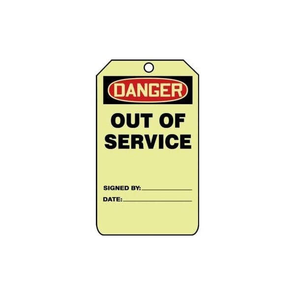 Accuform PF-Cardstock, 3-1/4 in Width, 1/4 in Height, , 10 PK - TAW123