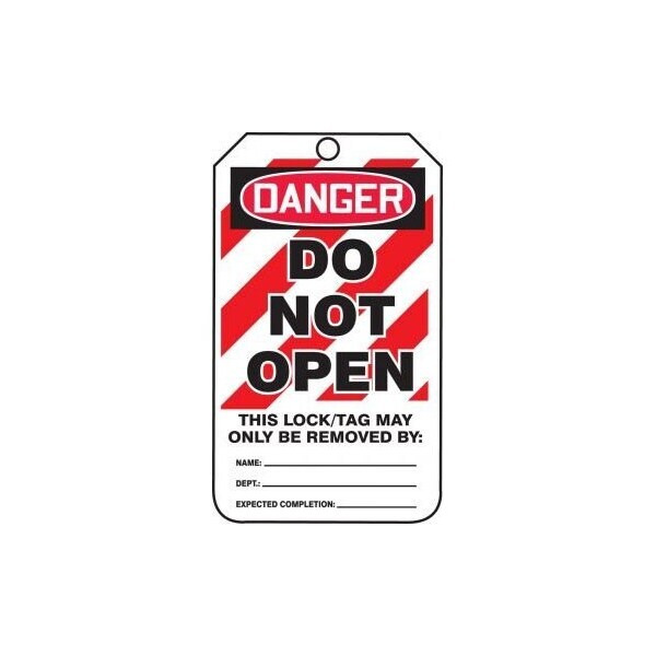 Accuform RP-Plastic, 3-1/4 in Width, 0.075 in Height, , 25 PK - TAM105CTP