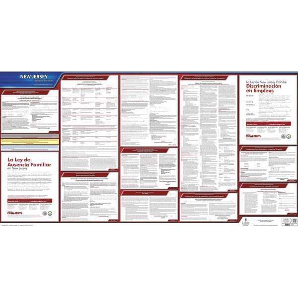 Jj Keller Labor Law Poster, State Labor Law, NJ - 200-NJ