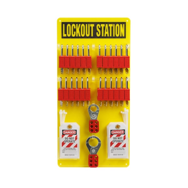 Brady Lockout Station, 0.035" D, 23.5" H, 11.5" W - 153688