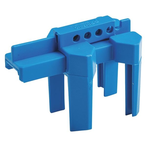 Brady Ball Valve Lockout, Blue, 1/2 to 2-1/2 In. - BS07A-BU