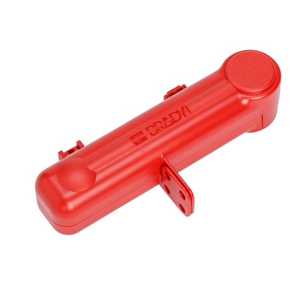Brady Butterfly Valve Lockout ABS Plastic 8.56 x 3.82 x 2.12 in Red - 170220