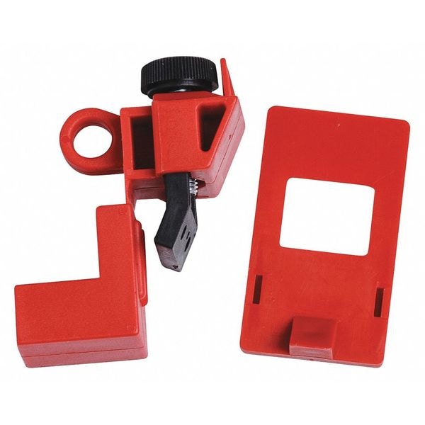 Condor Circuit Breaker Lockout, Red, 2-13/64" H - 437R23