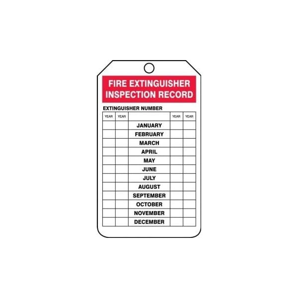 Accuform PF-Cardstock, 3-7/8 in Width, 1/4 in Height, , 25 PK - TRS217CTP