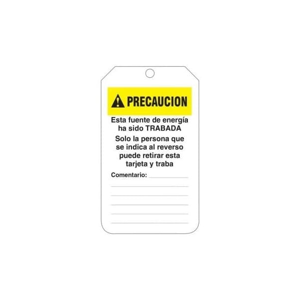 Accuform Caution, PF-Cardstock, 6-5/8 in Width, 3-5/8 in Height - SHTAR622