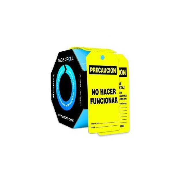 Accuform Caution, PF-Cardstock, 6-5/8 in Width, 3-5/8 in Height - SHTAR130