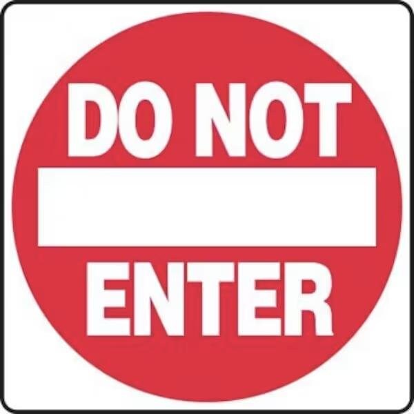 Accuform SAFETY SIGN STOP 18 OCTAGON MVHR473VA - MVHR473VA