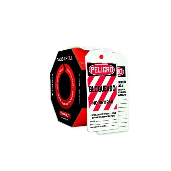 Accuform Danger, PF-Cardstock, 6-5/8 in Width, 3-5/8 in Height - SHTAR416