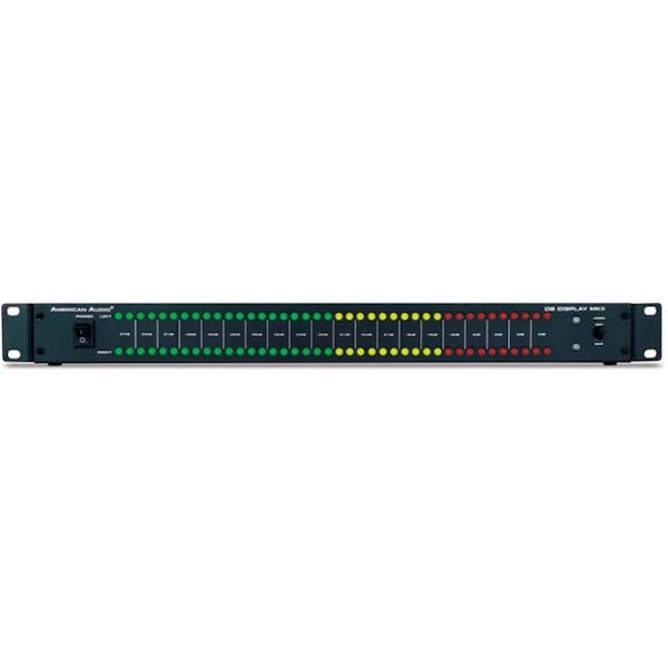 American Audio Display MKII 9 in. Metal Rack Mountable LED DB Level Display - AA-DBDISPLAYMKII