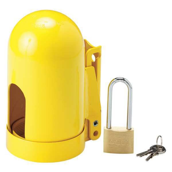 Brady Locking Cylinder Cap, 6-1/2 x 3-1/2, Fine - 95137