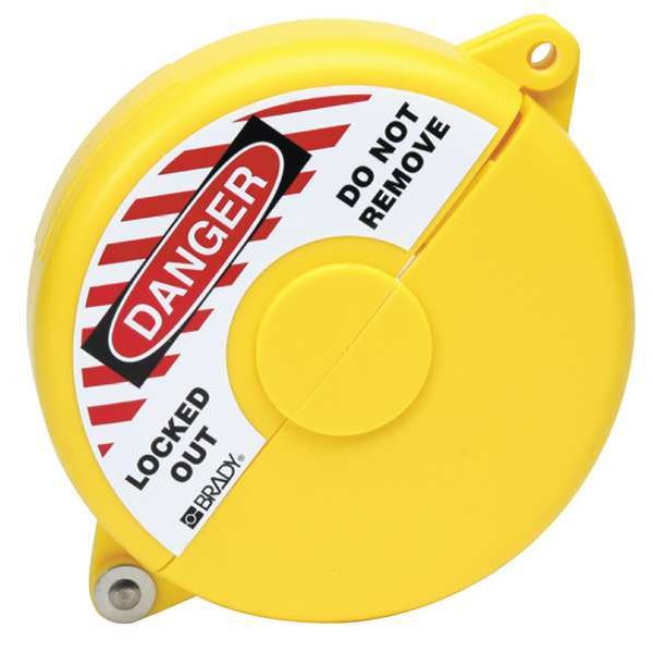 Brady Gate Valve Lockout, Fits Sz 5 to 6-1/2 - 65592