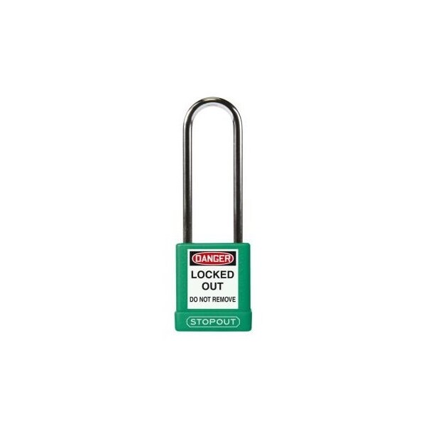 Accuform STOPOUT PLASTIC BODY ALUMINUM KDL883GN - KDL883GN