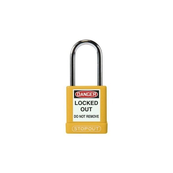 Accuform STOPOUT PLASTIC BODY ALUMINUM KDL882YL - KDL882YL