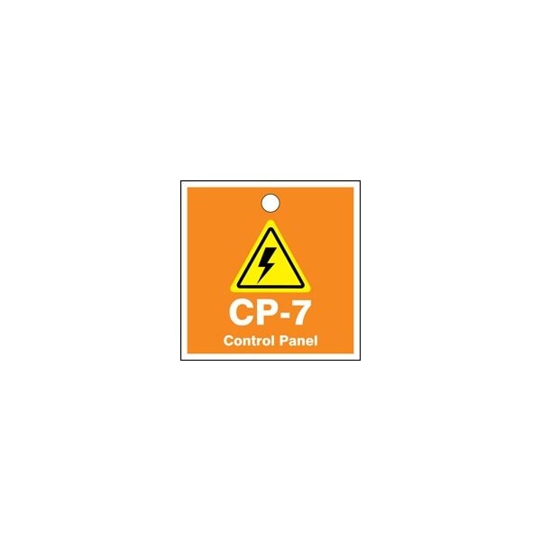 Accuform RP-Plastic, 3-1/4 in Width, 3/8 in Height, , 5 PK - TDK207XVM