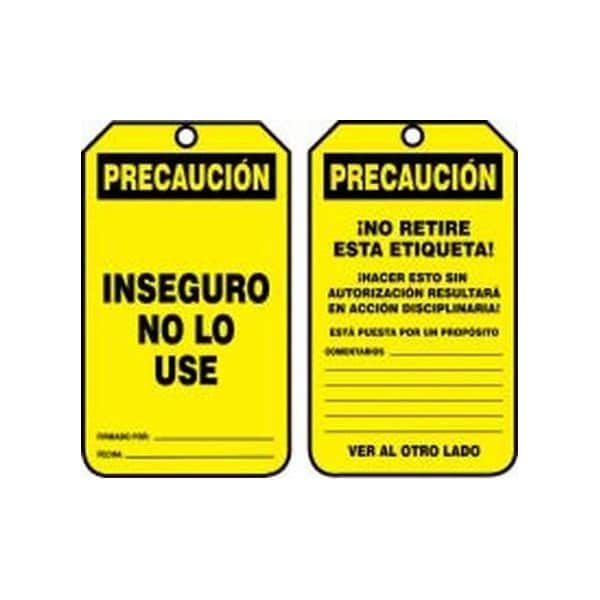 Accuform RP-Plastic, 3-1/4 in Width, 0.075 in Height, , 5 PK - SHMCGT225PTM