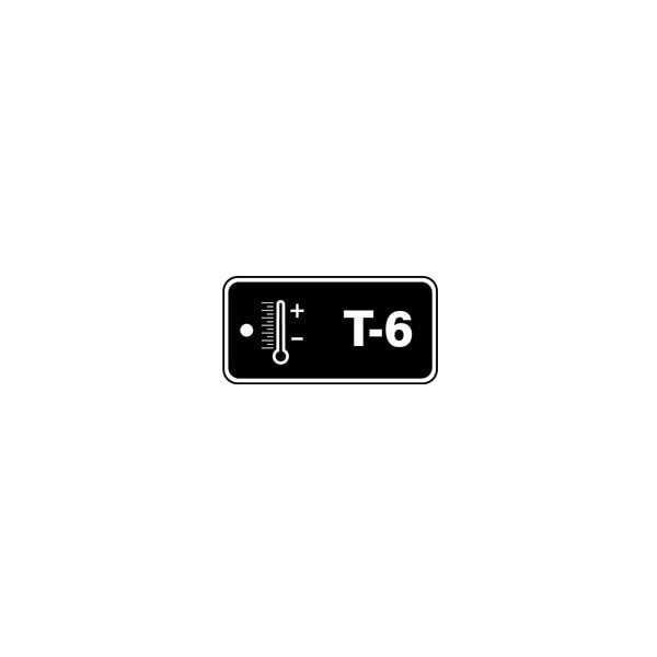 Accuform Energy Source ID Tag, T-6, 1.5inx3in, Plastic, 5PK - TDF806VPM