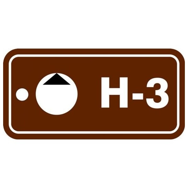 Accuform Energy Source ID Tag, H-3, 1.5inx3in, Plastic, 5PK - TDF503VPM