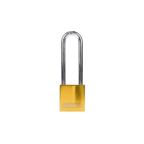 Accuform STOPOUT ANODIZED ALUMINUM KDL662YL - KDL662YL