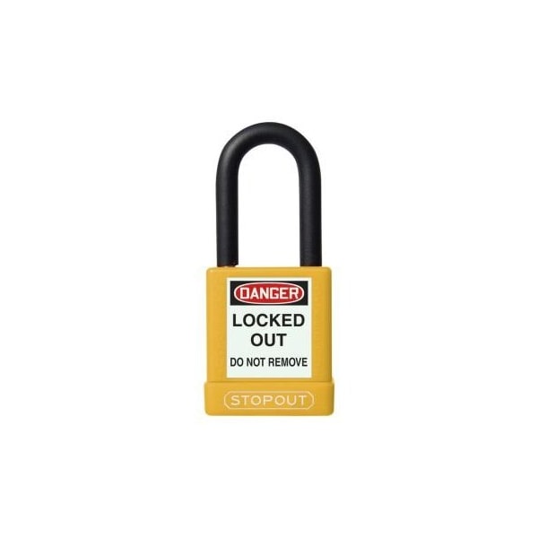 Accuform STOPOUT PLASTIC BODY ALUMINUM KDL701YL - KDL701YL