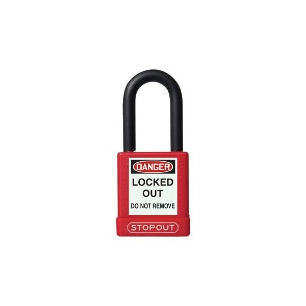 Accuform STOPOUT PLASTIC BODY ALUMINUM KDL701RD - KDL701RD