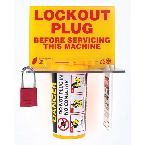 Zing Lockout Station, Filled, Electrical, Number of Padlocks Included: 1 - 2730
