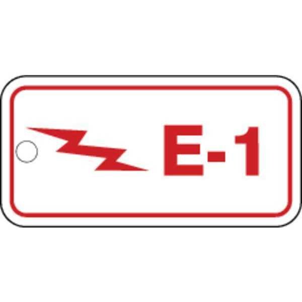 Accuform Energy Source ID Tag, No Header, vinyl, 3" Width, 1-1/2" Height, Write On Surface: No - TDF301XVE