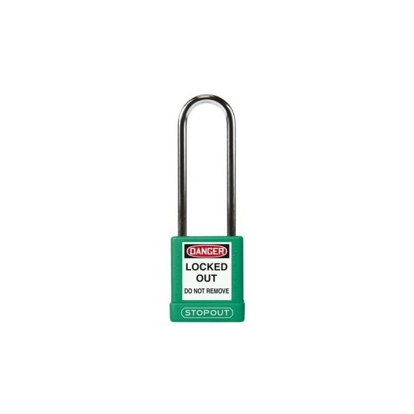 Accuform STOPOUT PLASTIC BODY ALUMINUM KDL817GN - KDL817GN