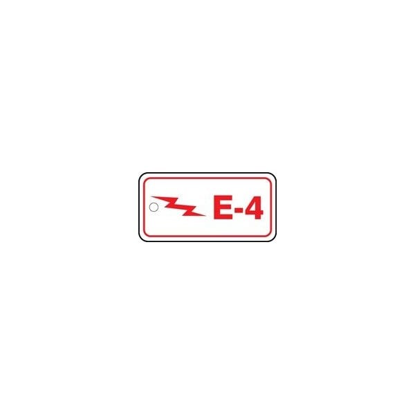 Accuform RP-Plastic, 3-1/4 in Width, 0.075 in Height, , 5 PK - TDF304VPM