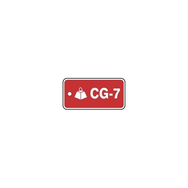 Accuform Energy Source ID Tag, CG-7, 1.5inx3in, Plastic, 5PK - TDF107VPM