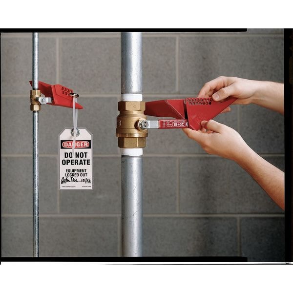 Brady Ball Valve Lockout, Fits Sz 1-1/4 to 3 - 65669