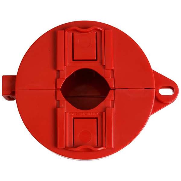 Brady Ball Valve Lockout, 4 1/4 in W, Plastic - 151748