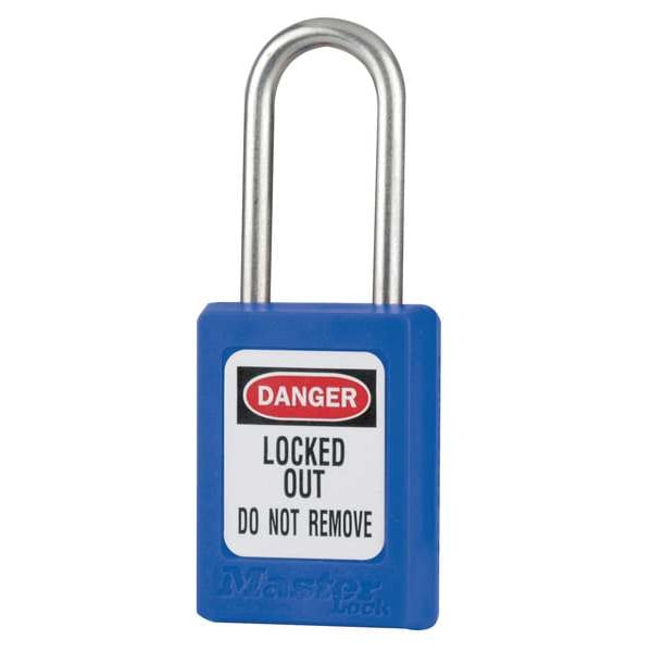 Master Lock Lockout Padlock, KA, Blue, 1-13/16"H, PK12 - S33KAS12BLU