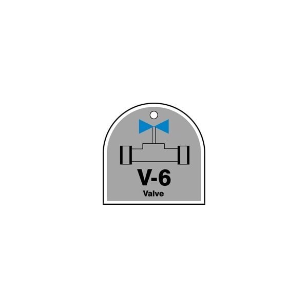 Accuform Caution, PF-Cardstock, 3-1/4 in Width, 1/4 in Height, , 5 PK - TDJ206VPM