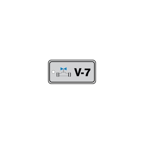 Accuform Danger, PF-Cardstock, 3-1/4 in Width, 1/4 in Height, , 5 PK - TDJ407VPM
