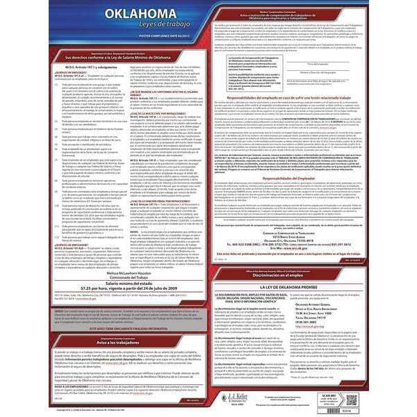 Jj Keller Labor Law Poster, State Labor Law, OK - 200-OK