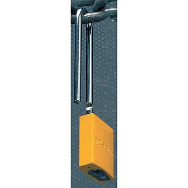 Master Lock Lockout Padlock, KA, Yellow, 1-15/16"H - 6835KALTYLW-10G019