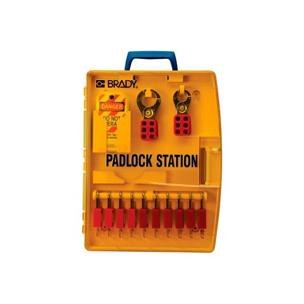 Brady Brady Ready Access Padlock Center w/Safety Padlocks, 105930 - 105930