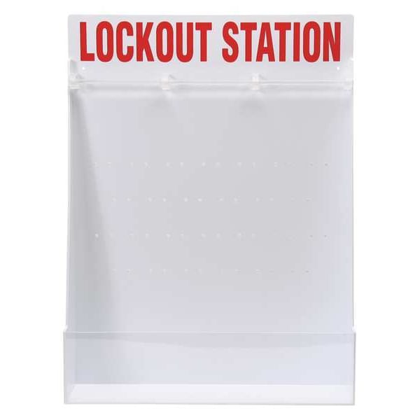 Brady Lockout Station, Unfilled, 19-1/2 In W - 50994