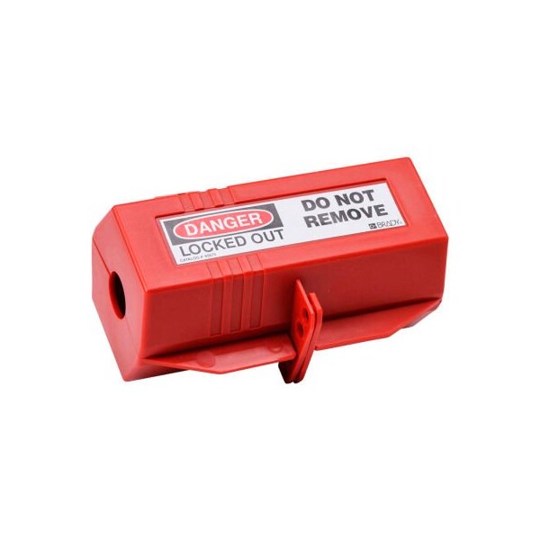 Brady Brady 65675 Plug Lockout 220/550 Volt With Danger Label, Polypropylene, 4-5/8"W x 2"H - 65675