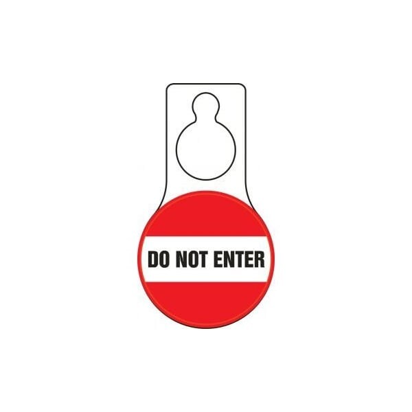 Accuform Danger, RP-Plastic, 3-7/8 in Width, 3/8 in Height, , 10 PK - TAD606