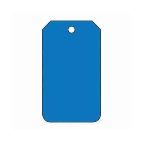 Accuform Safety Tags, BLANK BLUE, 5.75in x 3.25in, RP-Plastic, 25PK - MDT526PTP