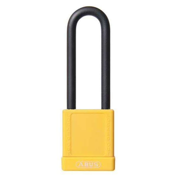 Abus Lockout Padlock, KA, Yellow, 1-3/4"H - 74HB/40-75 KA YELLOW